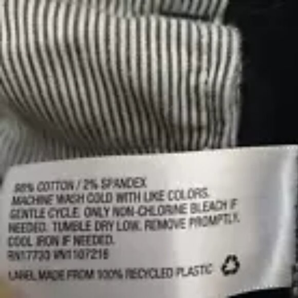 GOODFELLOW & CO MENS 37W X 29L BLACK HENNEPIN CHINO PANTS. Please read descrip. - Picture 7 of 8